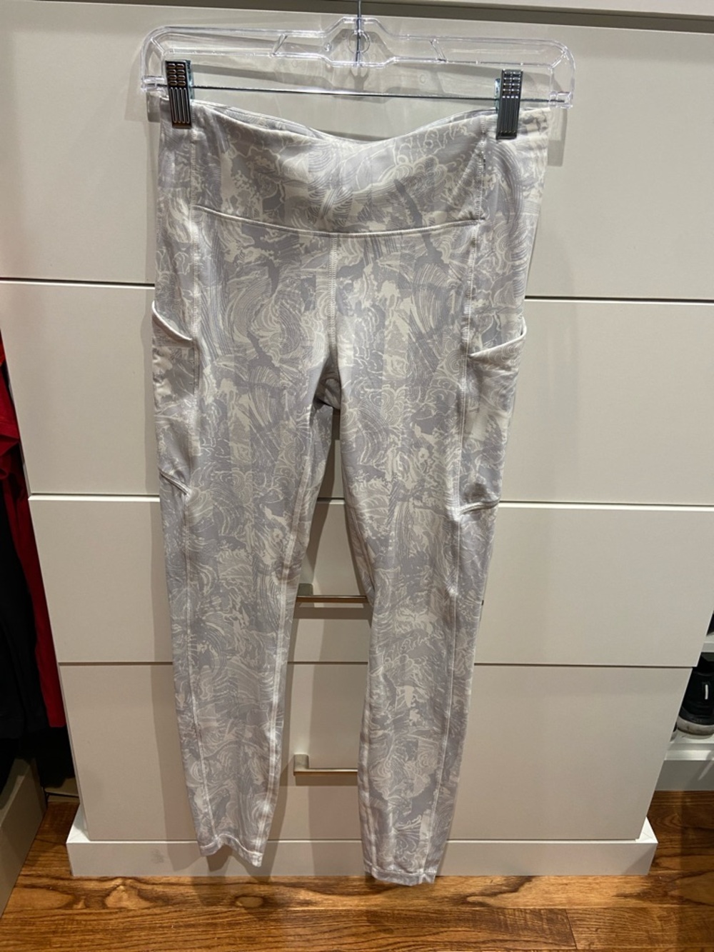 lululemon athletica Light Gray Marble Print Align Leggings